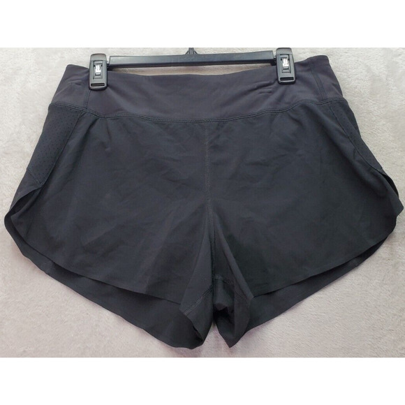 Athleta Pants - Athleta Shorts Women Medium Black Polyester Underwired Pentie Elastic Waist Logo